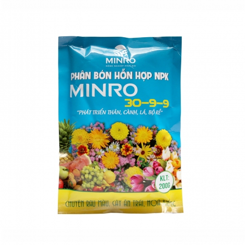 NPK 30 - 9 - 9+TE (Phát triển thân, lá, cành, bộ rễ) (1 Kg)