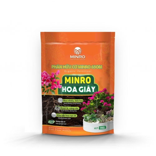 Phân bón Hoa Giấy - Phân hữu cơ MINRO 80 OM