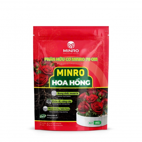 Phân bón Hoa Hồng - Phân hữu cơ MINRO 70 OM